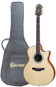 Электроакустическая гитара CRAFTER GAE-33 / N с чехлом